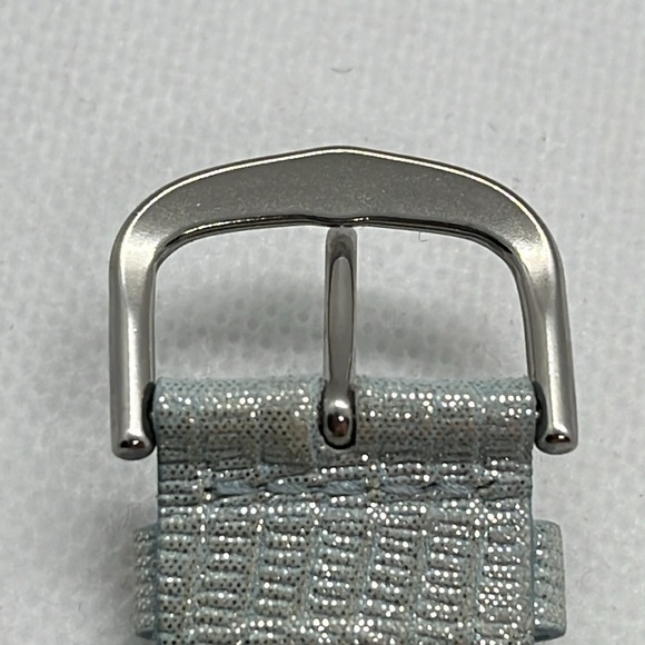 Cavanaugh Large Face Watch Rhinestones Quartz Metallic Genuine Leather Band - Picture 13 of 13